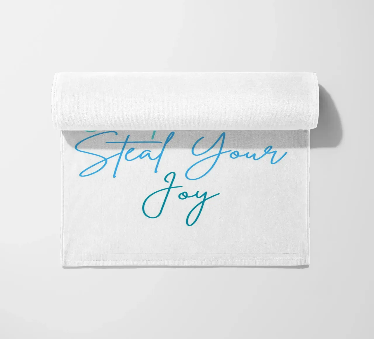 Don't Let Comparison Steal Your Joy - Blue text telo mare da FABOArt