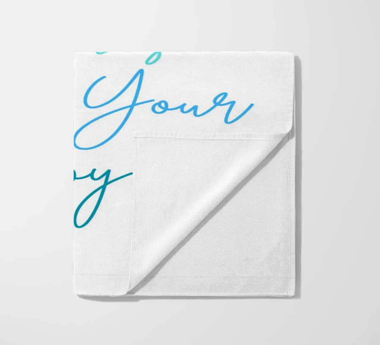 Don't Let Comparison Steal Your Joy - Blue text telo mare da FABOArt