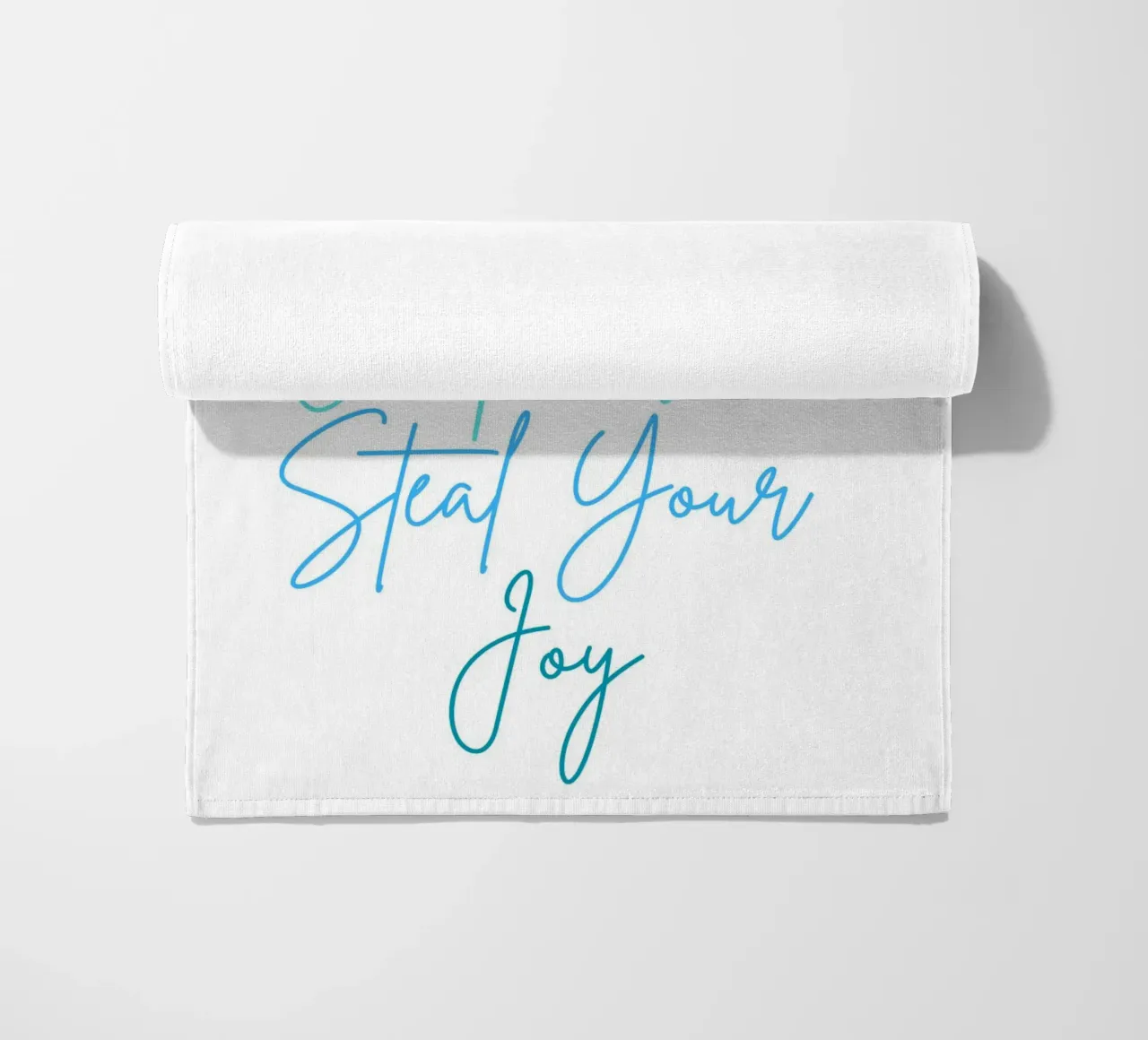 Don't Let Comparison Steal Your Joy - Blue text telo mare da FABOArt