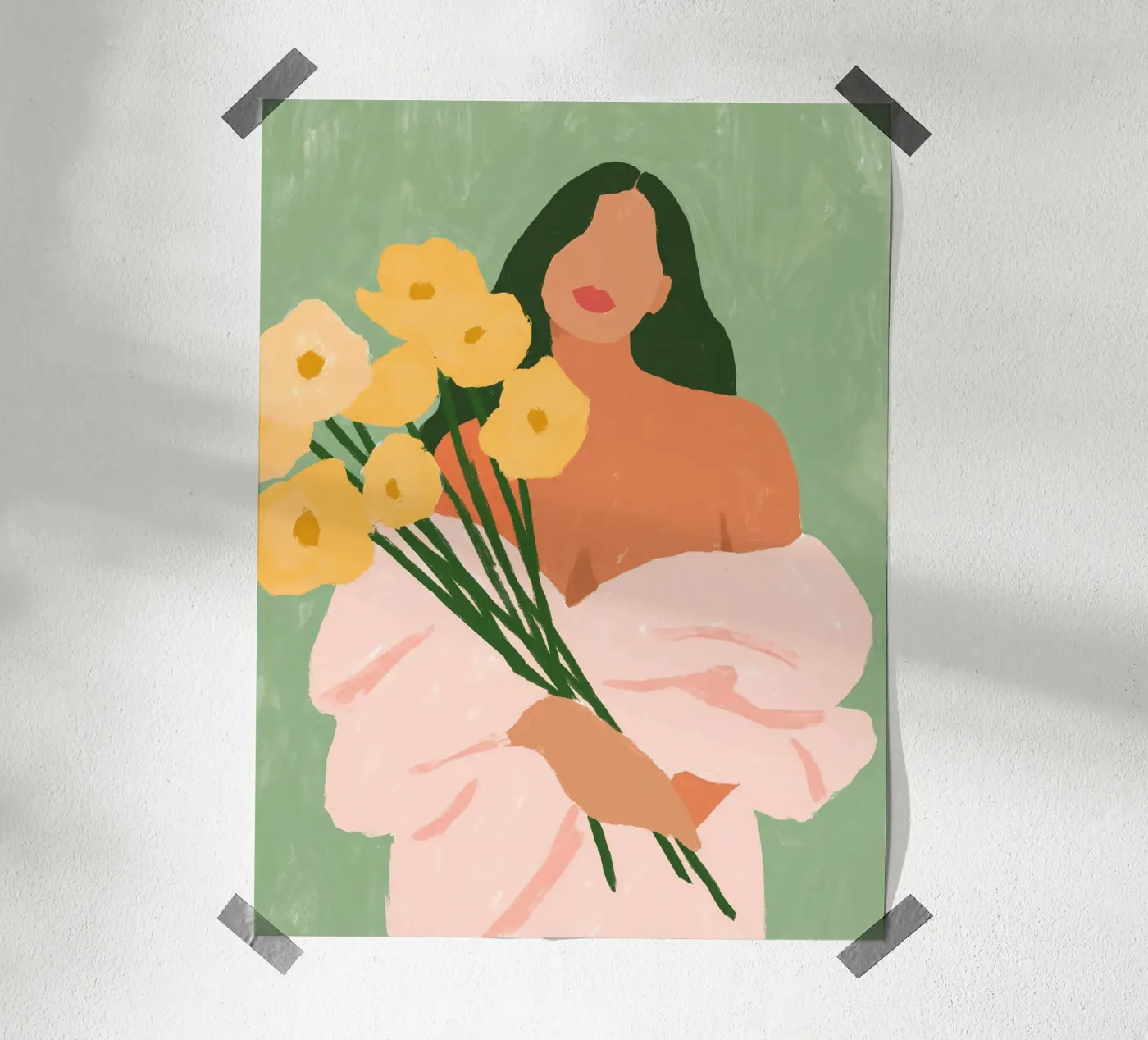 Papaveri gialli poster da Studio Remiér