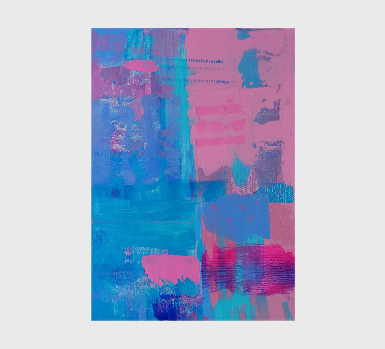 Abstract Acrylic Painting "Youth Constrained" notebook by FABOArt