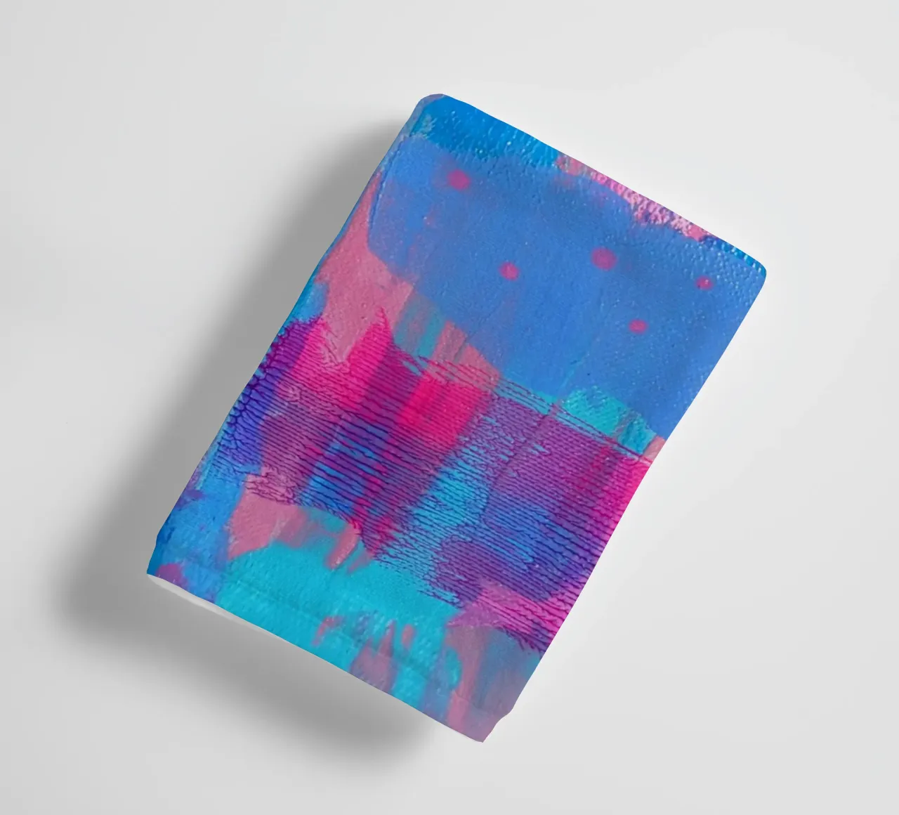Abstract Acrylic Painting "Youth Constrained" towel by FABOArt
