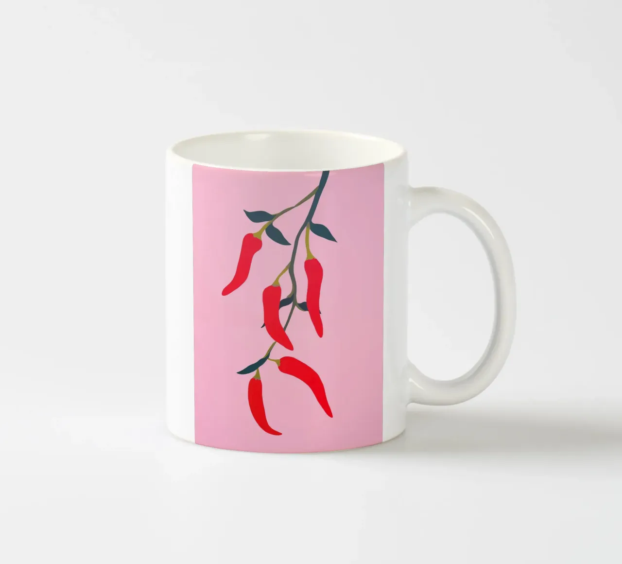 Peperoncini vivaci tazza in ceramica da Carinaprint