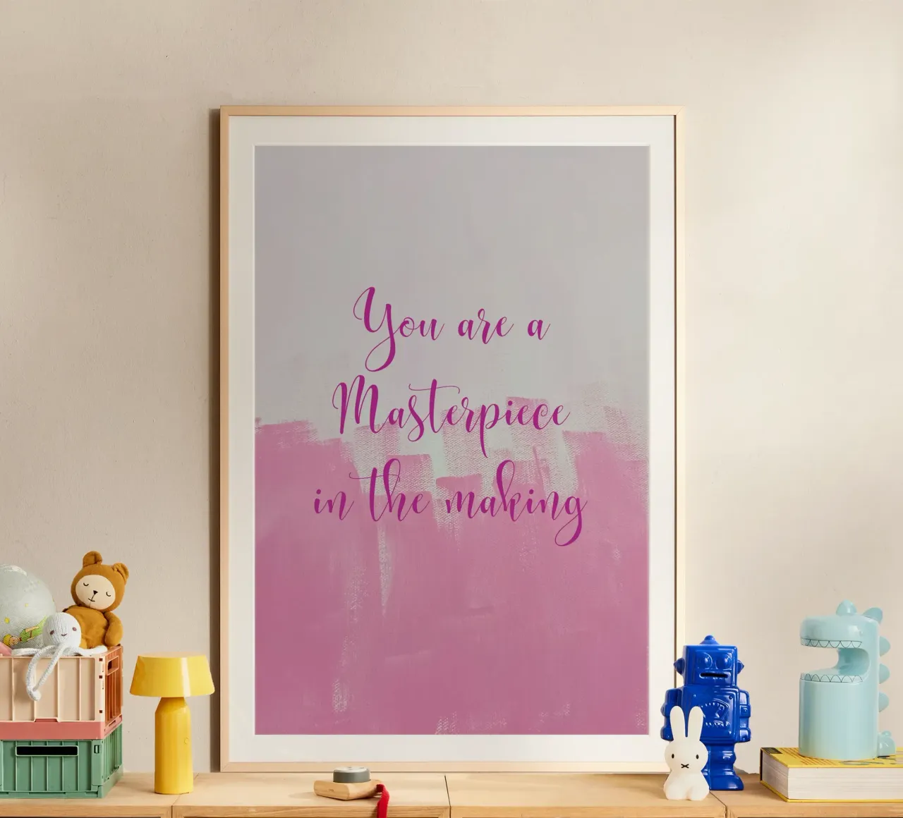 You are a Masterpiece in the making carta hahnemühle da FABOArt