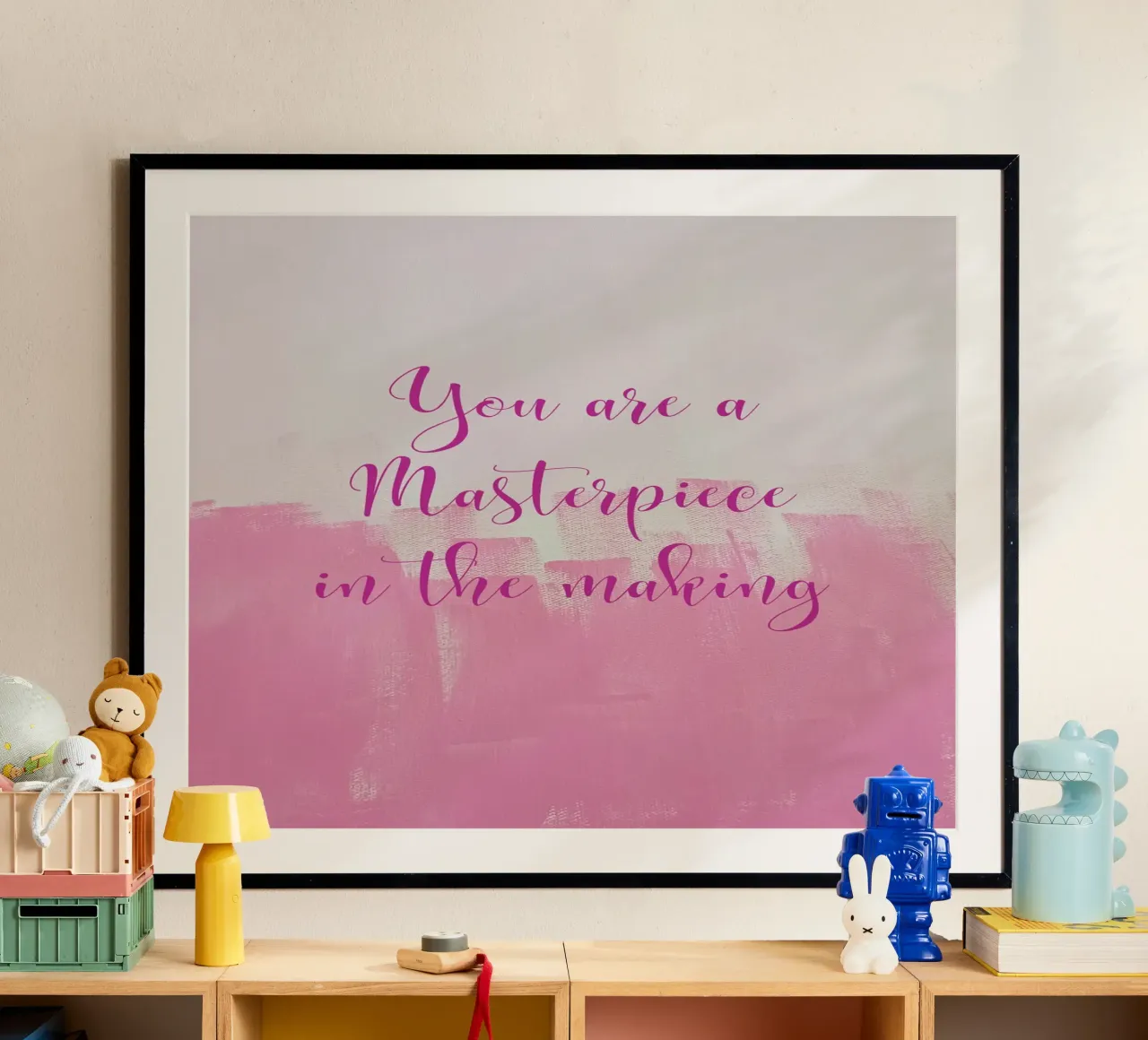 You are a Masterpiece in the making carta hahnemühle da FABOArt