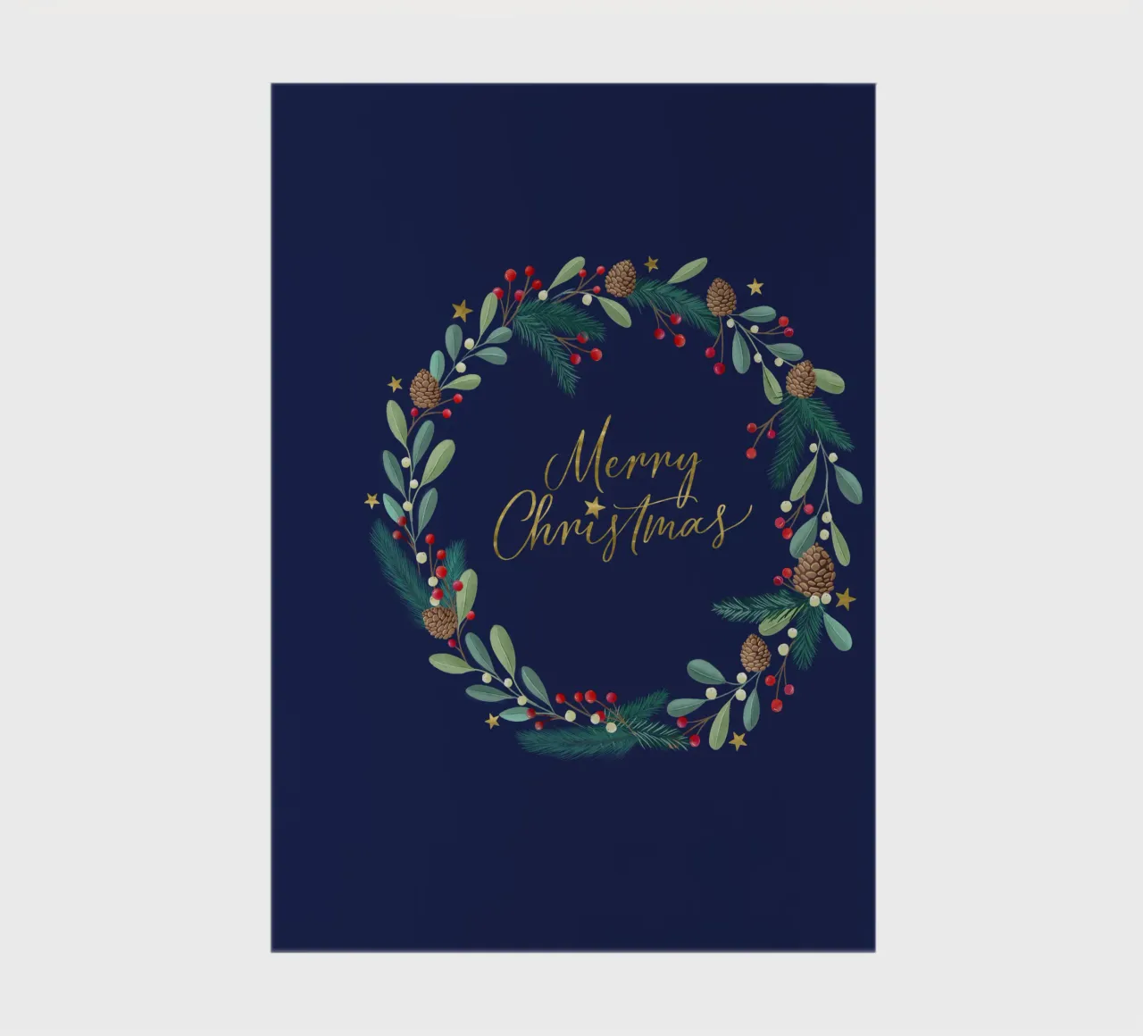 Advent wreath, Christmas wreath, calligraphy, Merry Christmas notebook by CalliLetters