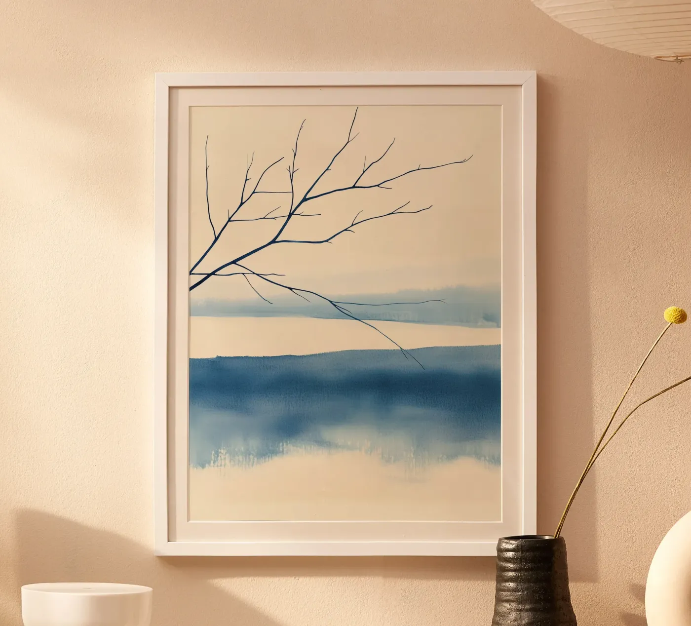 Blue Winter Branches poster da Hugo