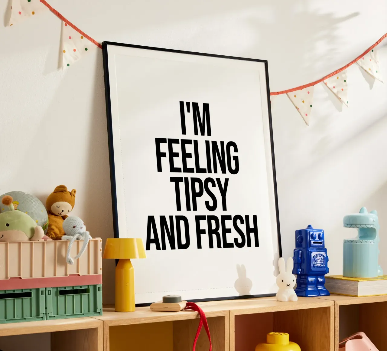 Je me sens pompette et je cite fraîchement poster de Paigaam Studio