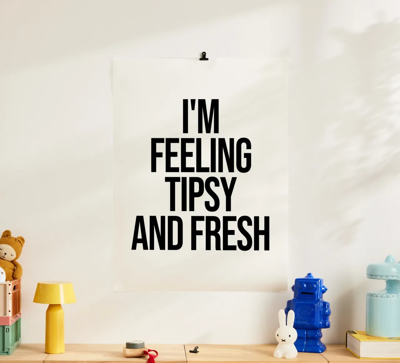 Je me sens pompette et je cite fraîchement poster de Paigaam Studio