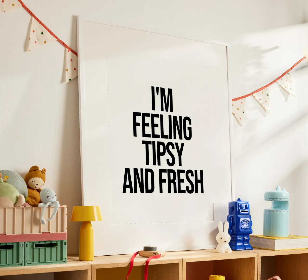 Je me sens pompette et je cite fraîchement poster de Paigaam Studio