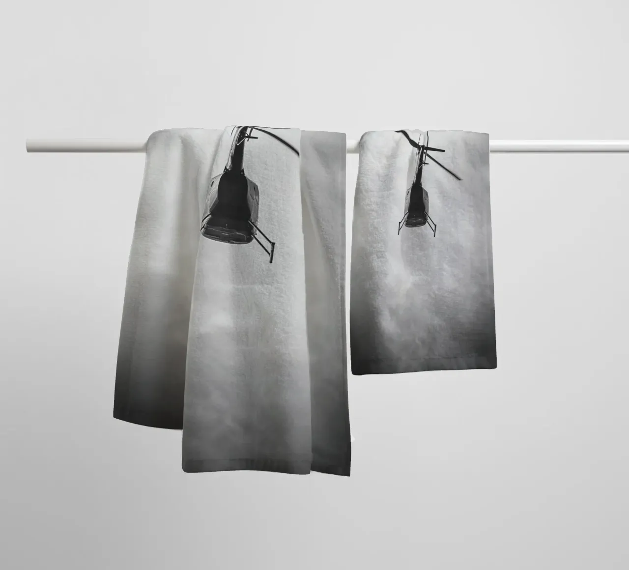 Flying into cloud towel by Dave Hare Photography