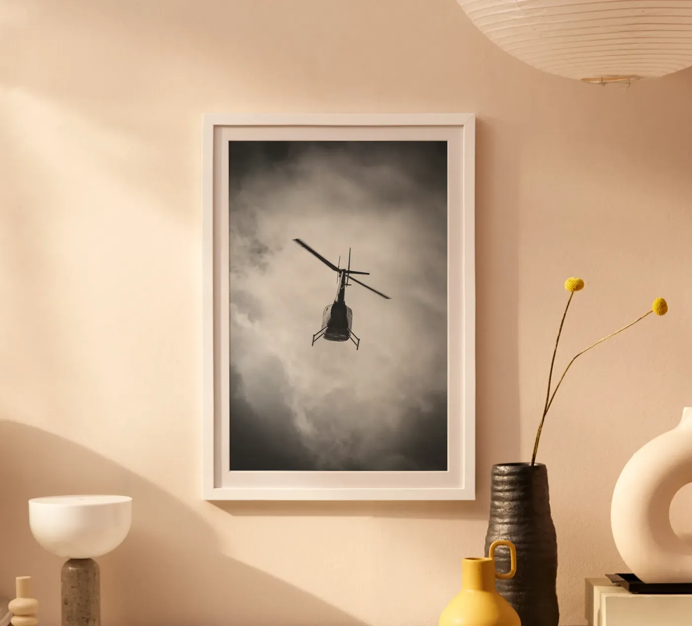 Flying into cloud poster by Dave Hare Photography
