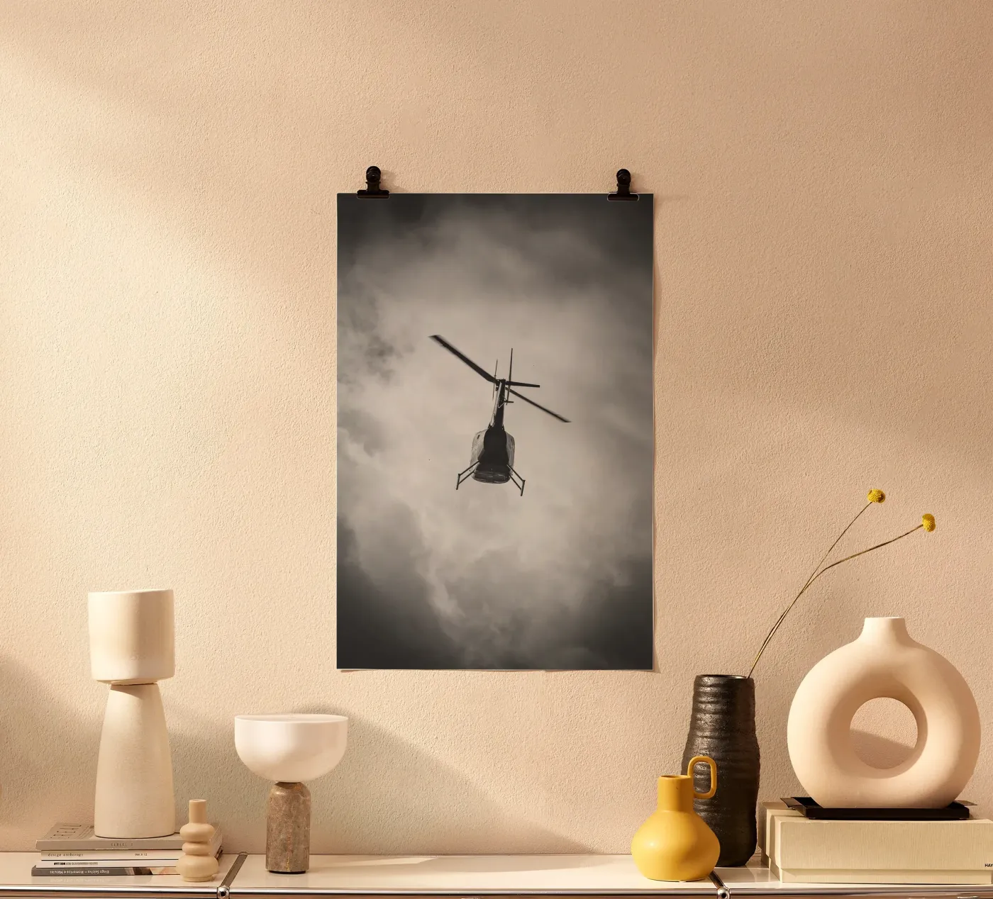 Flying into cloud poster by Dave Hare Photography