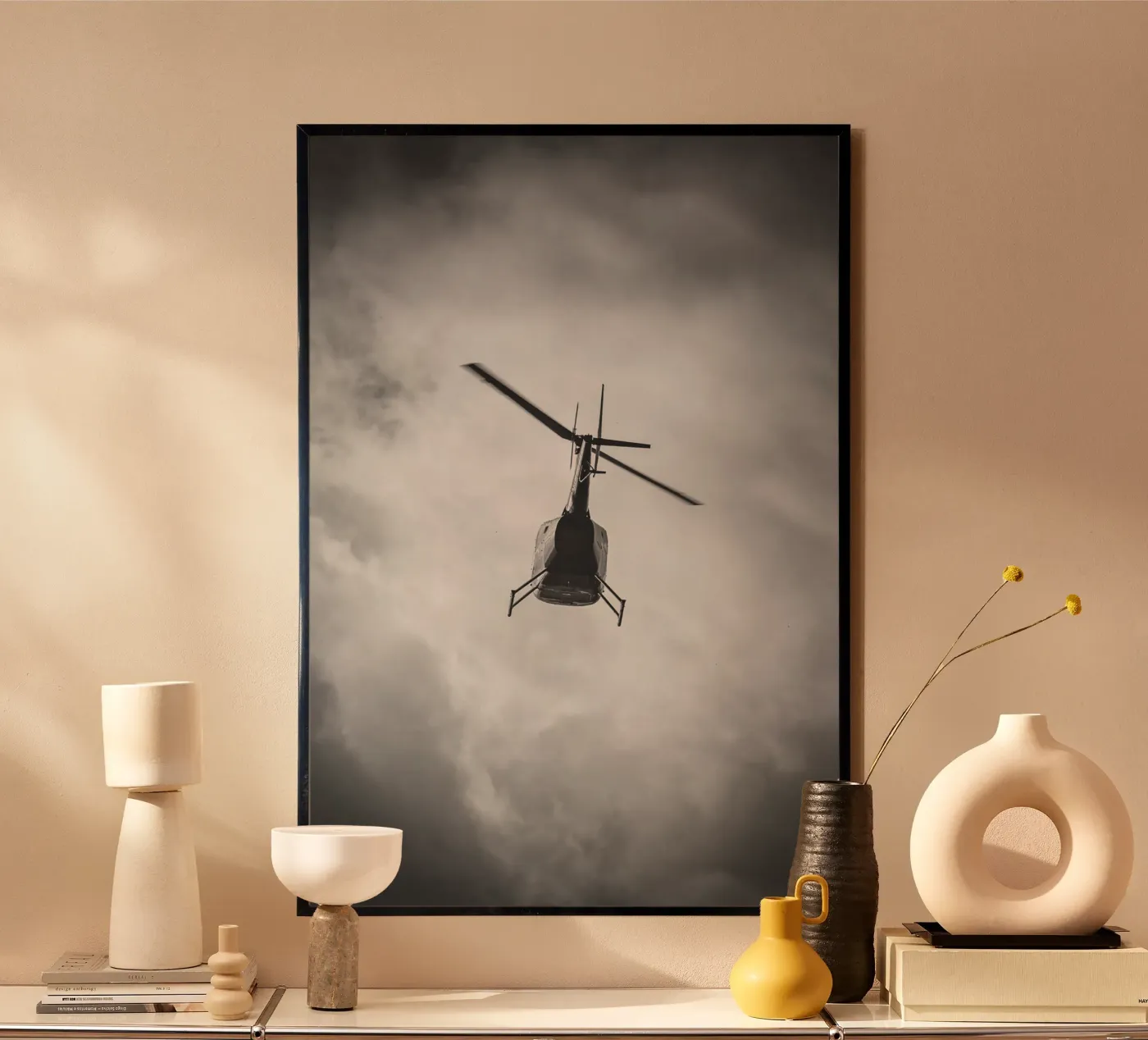 Flying into cloud poster by Dave Hare Photography