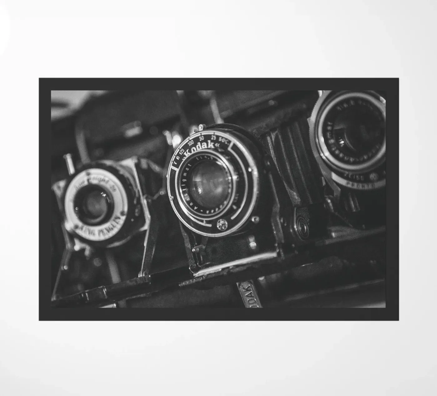 Folding Cameras doormat by Dave Hare Photography