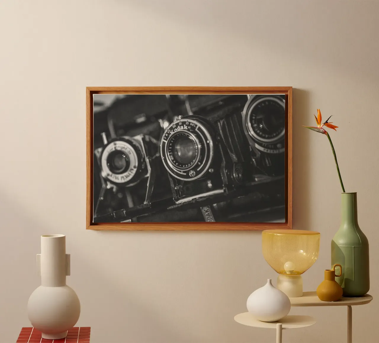 Opvouwbare camera's canvas met Baklijst van Dave Hare Photography