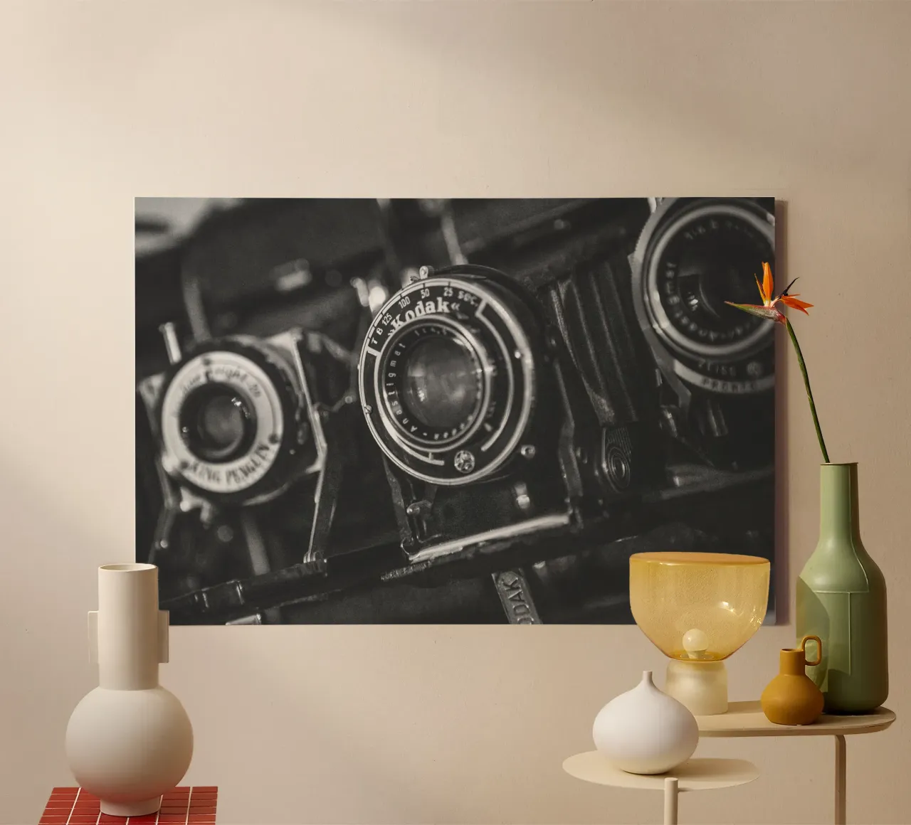 Opvouwbare camera's canvas met Baklijst van Dave Hare Photography