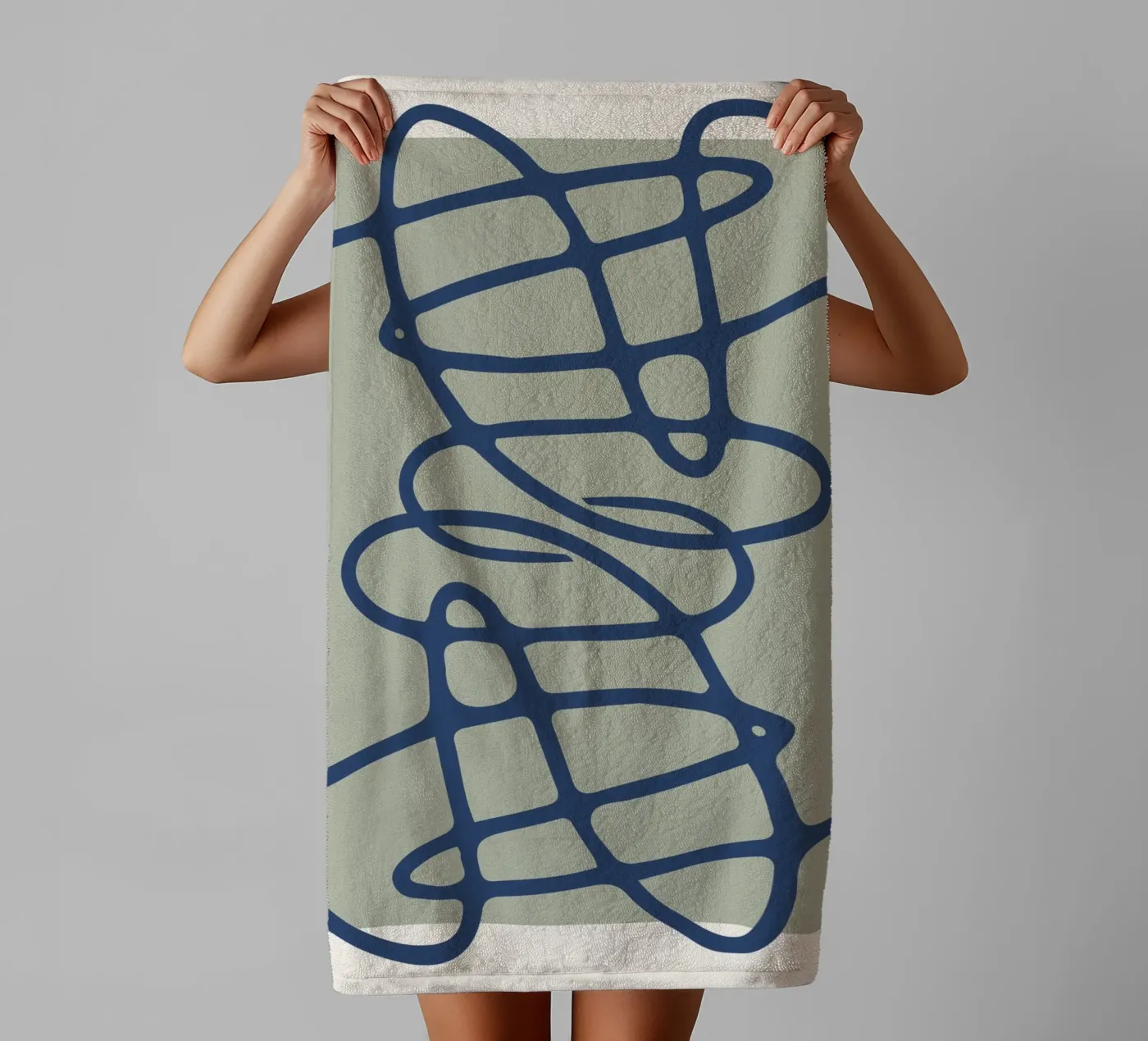 Intense rhythms towel by RS LAB STUDIO