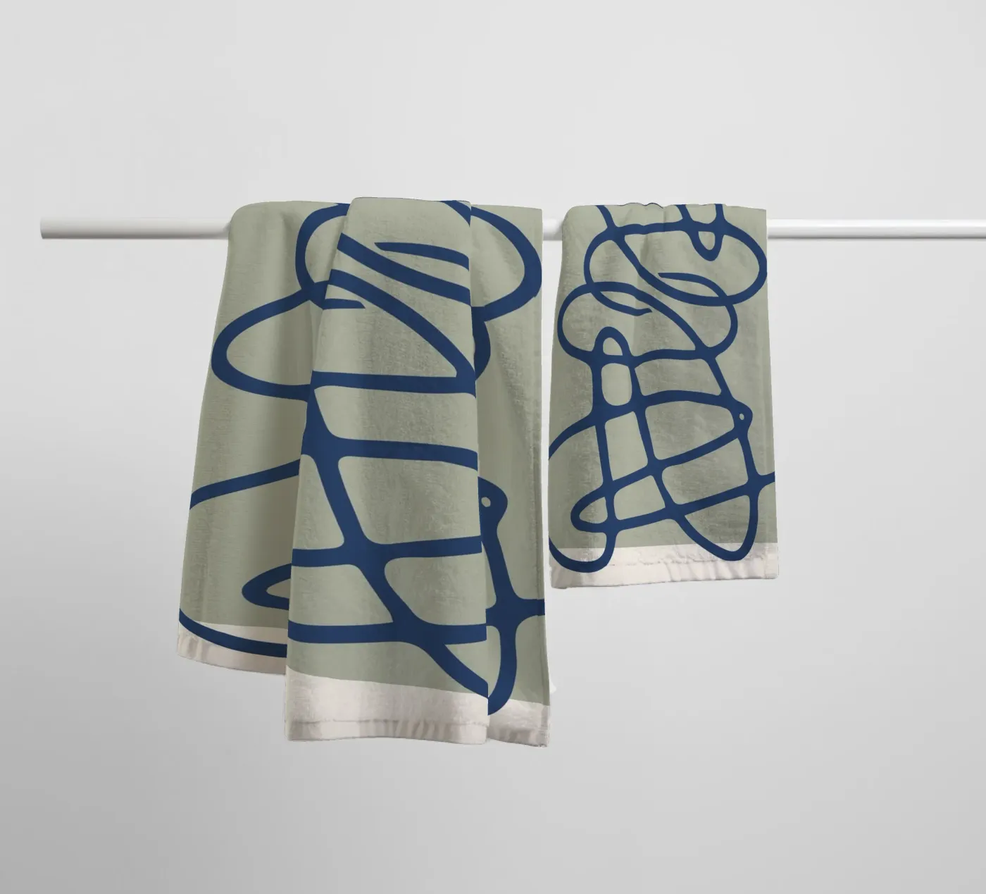Intense rhythms towel by RS LAB STUDIO