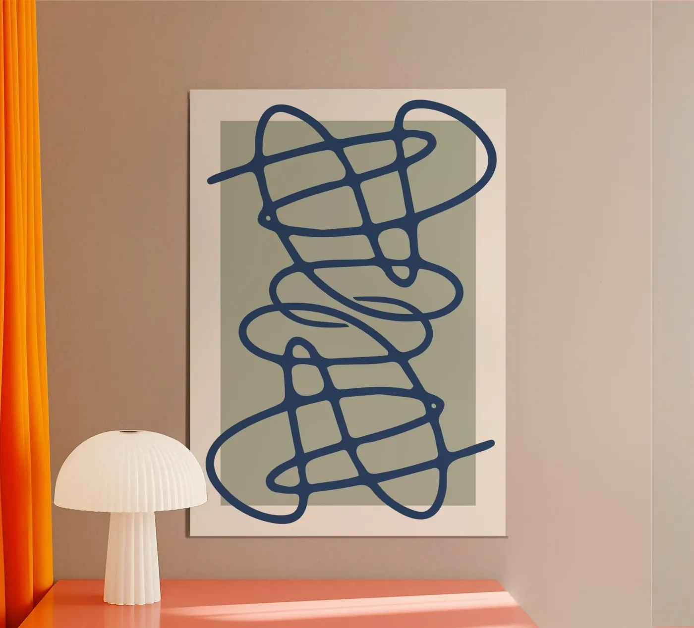 Intense ritmes poster van RS LAB STUDIO