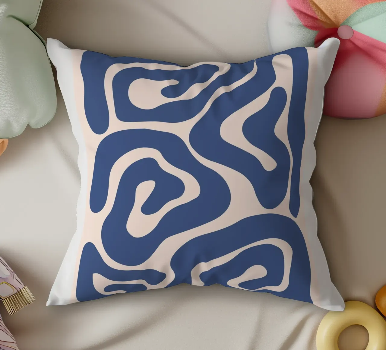 Curve infinite cuscino da RS LAB STUDIO