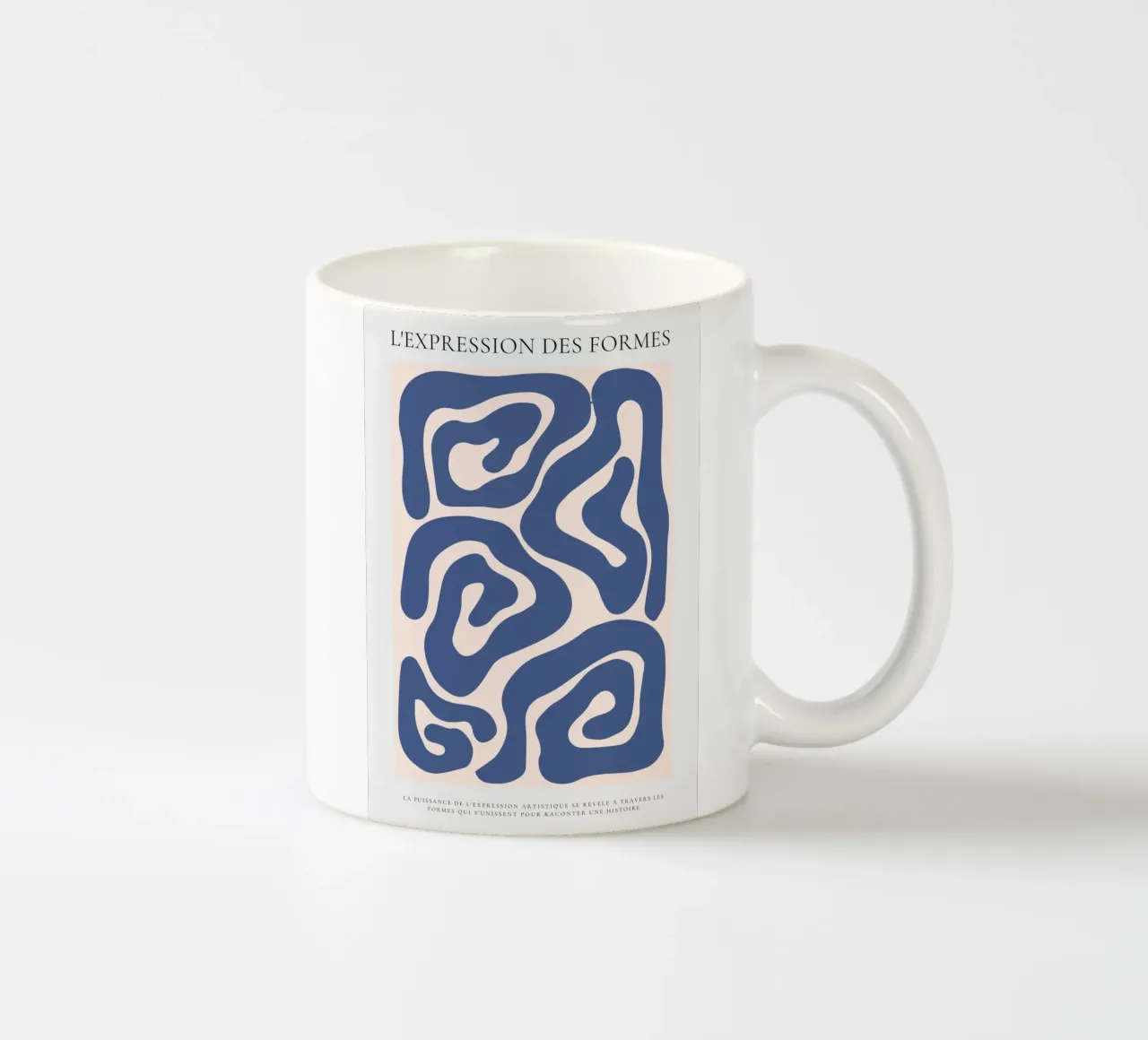 Curve infinite tazza in ceramica da RS LAB STUDIO