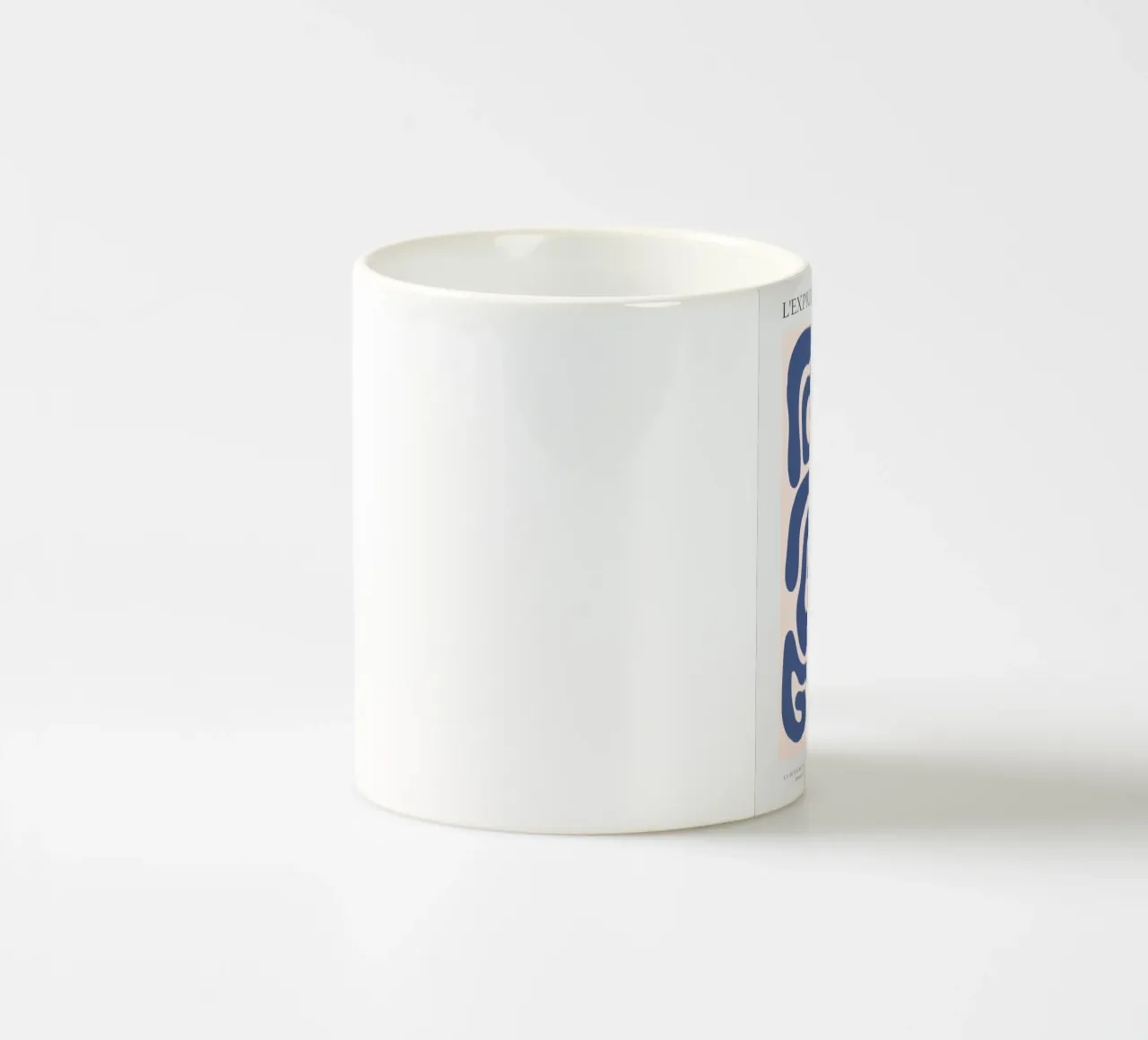 Curve infinite tazza in ceramica da RS LAB STUDIO