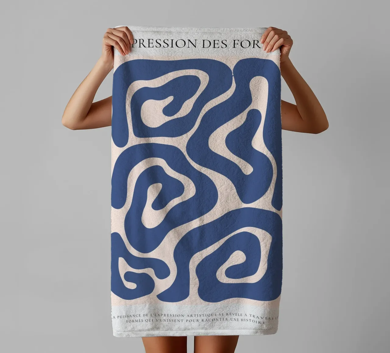 Curve infinite asciugamano da bagno da RS LAB STUDIO