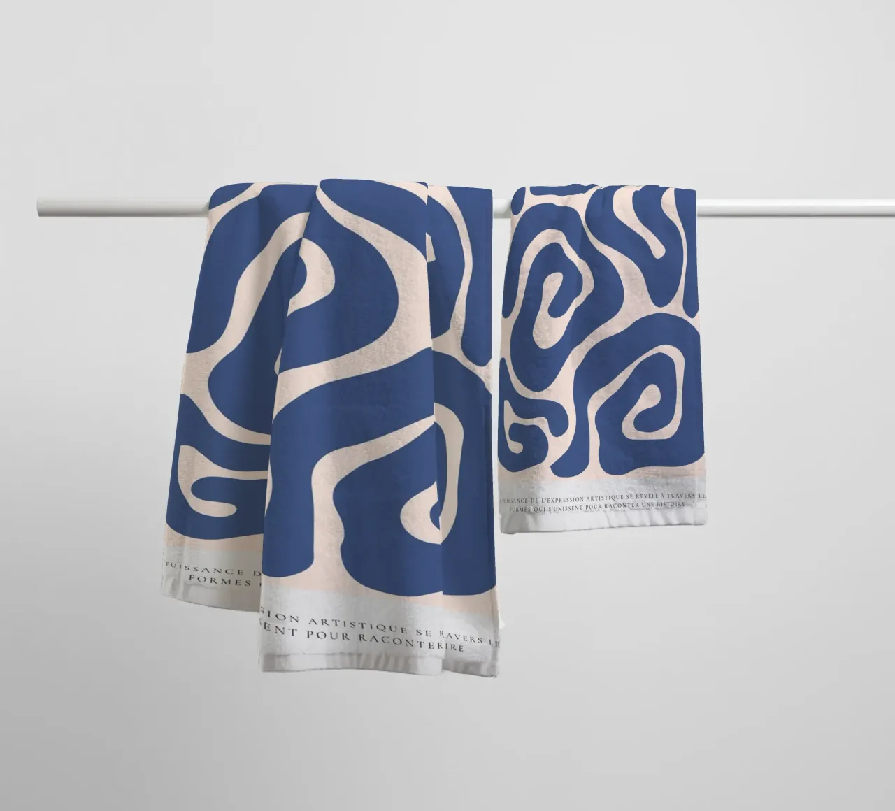 Curve infinite asciugamano da bagno da RS LAB STUDIO