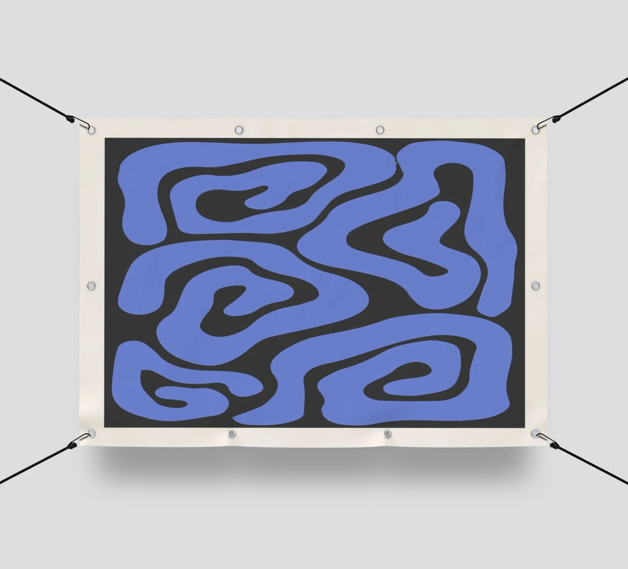 Linee enigmatiche telo in pvc da RS LAB STUDIO