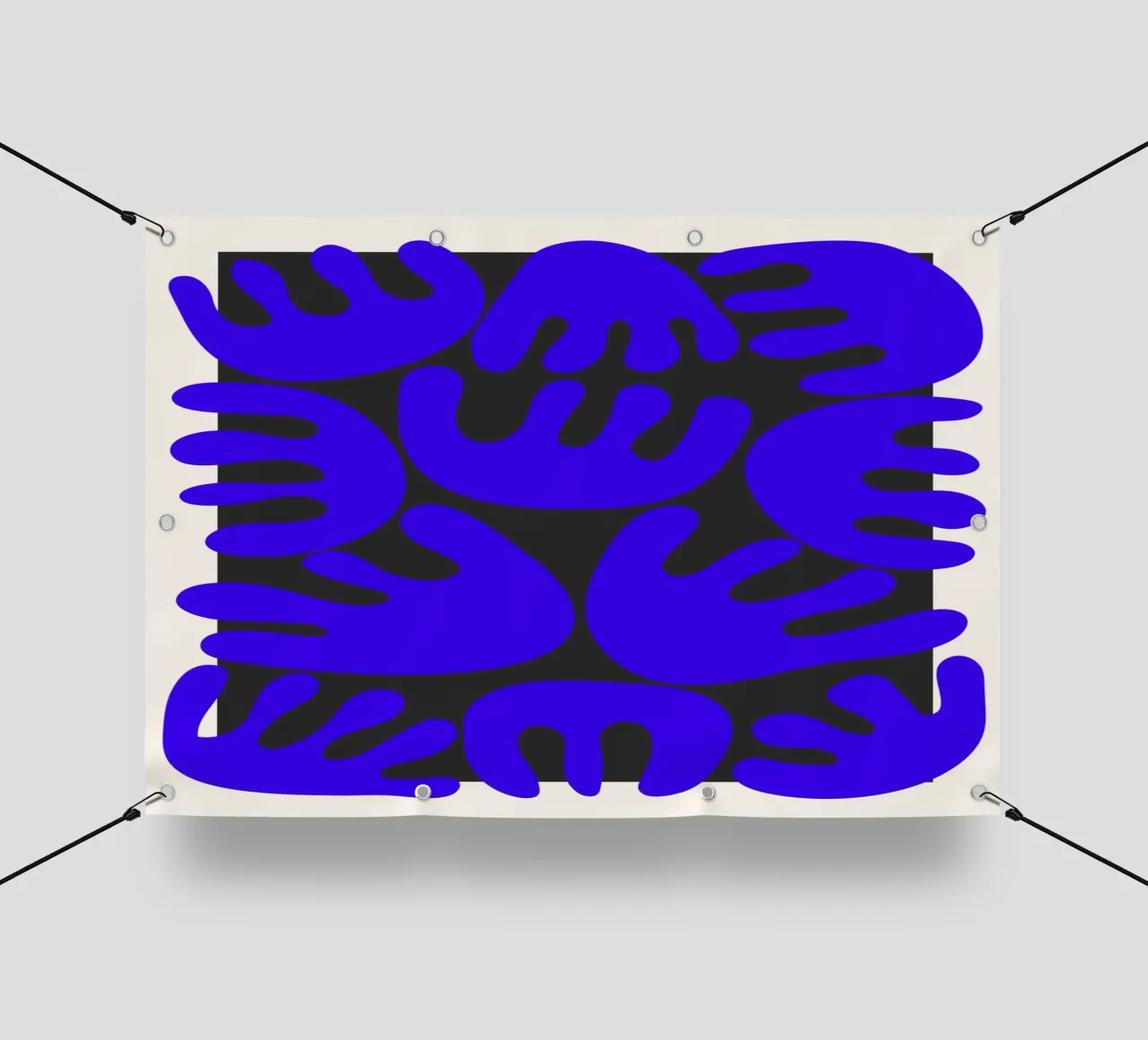 Forme enigmatiche telo in pvc da RS LAB STUDIO
