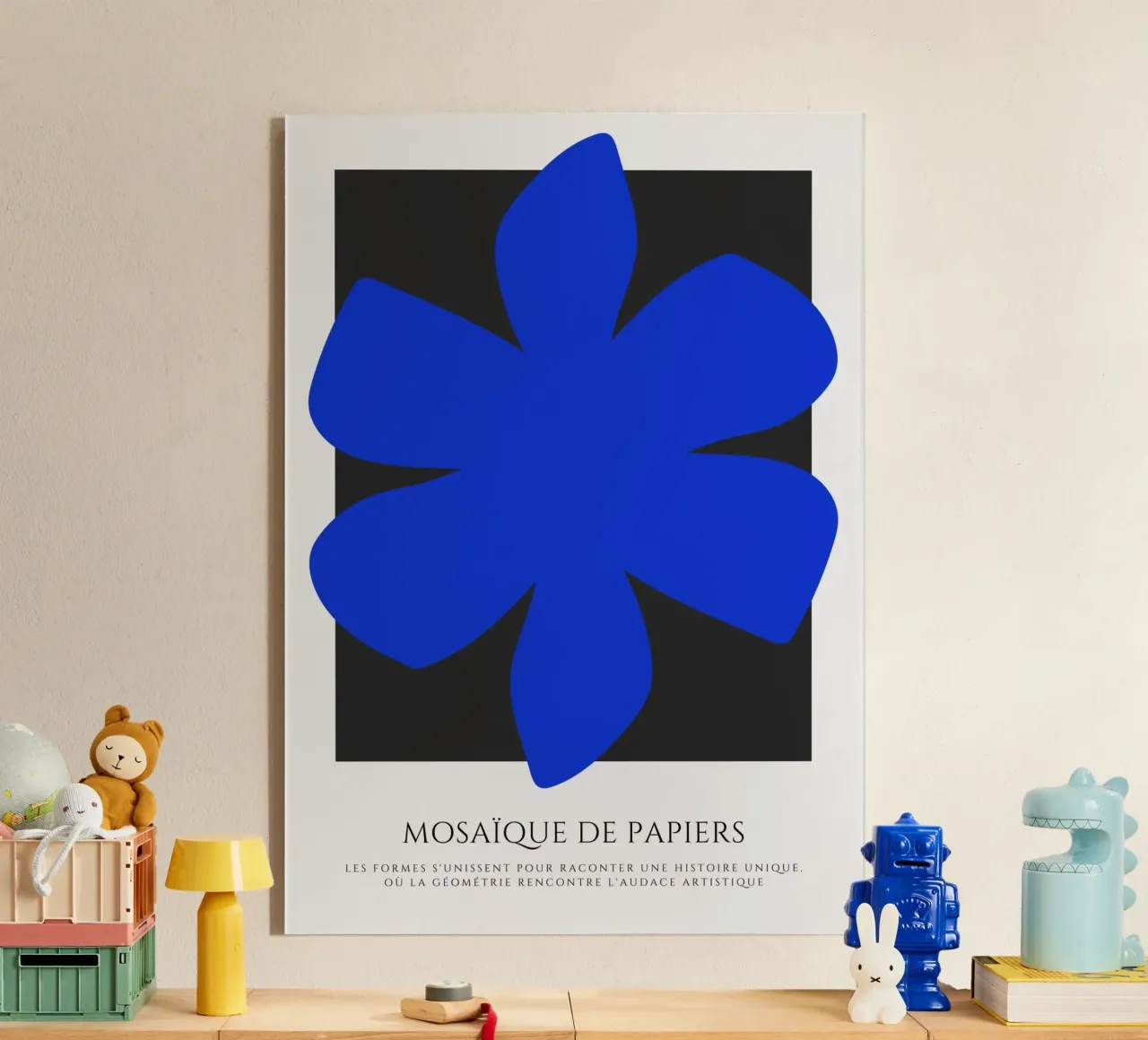 Il fiore blu plexiglass da RS LAB STUDIO