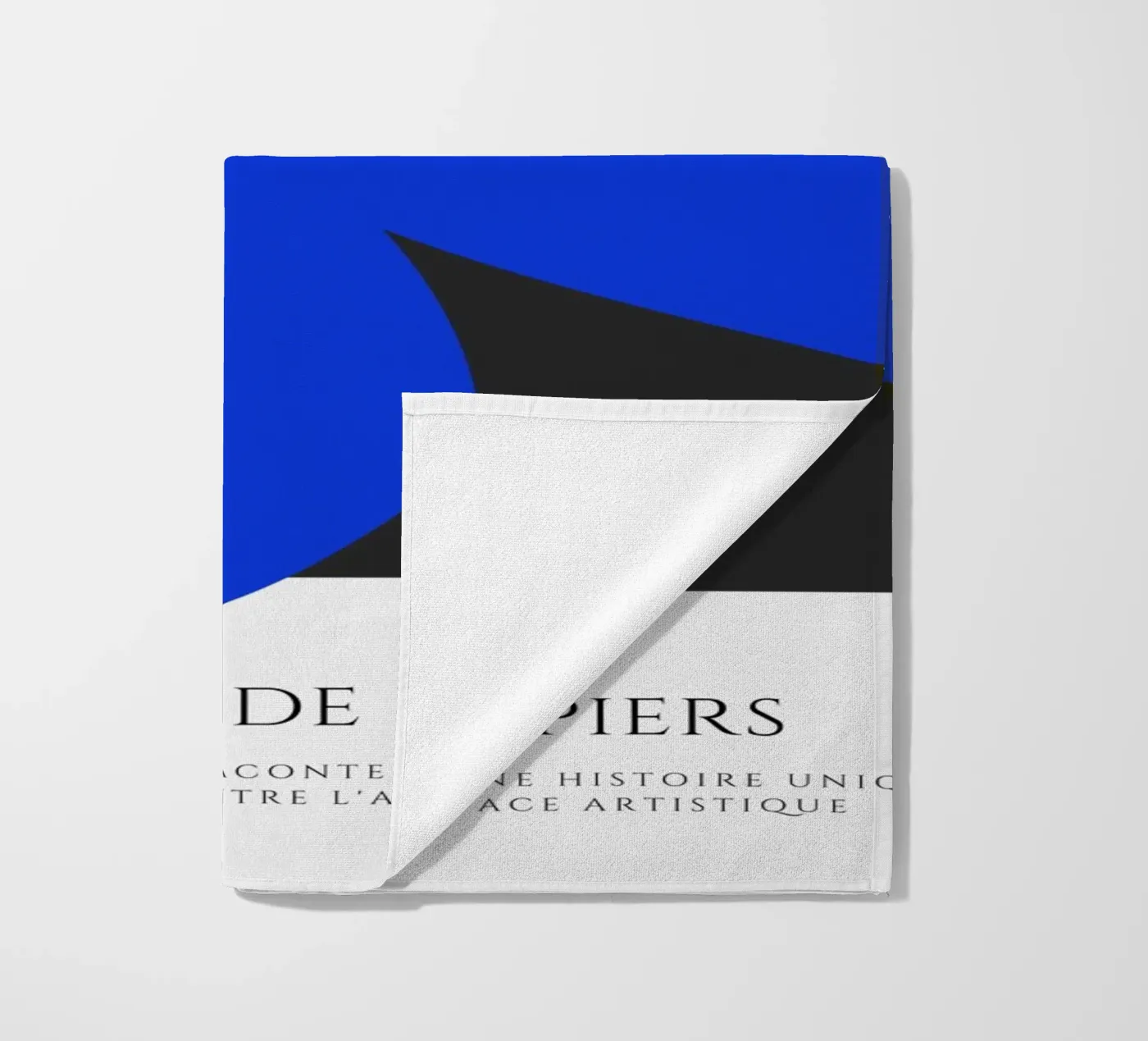 Il fiore blu telo mare da RS LAB STUDIO