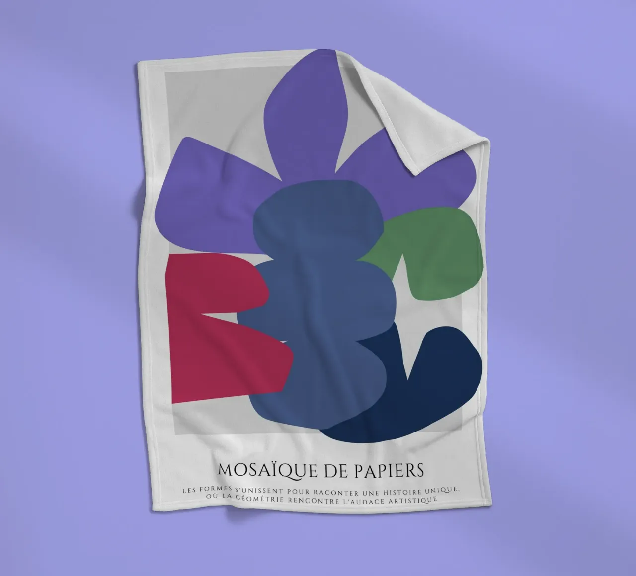 A burst of creativity fleece blanket by RS LAB STUDIO