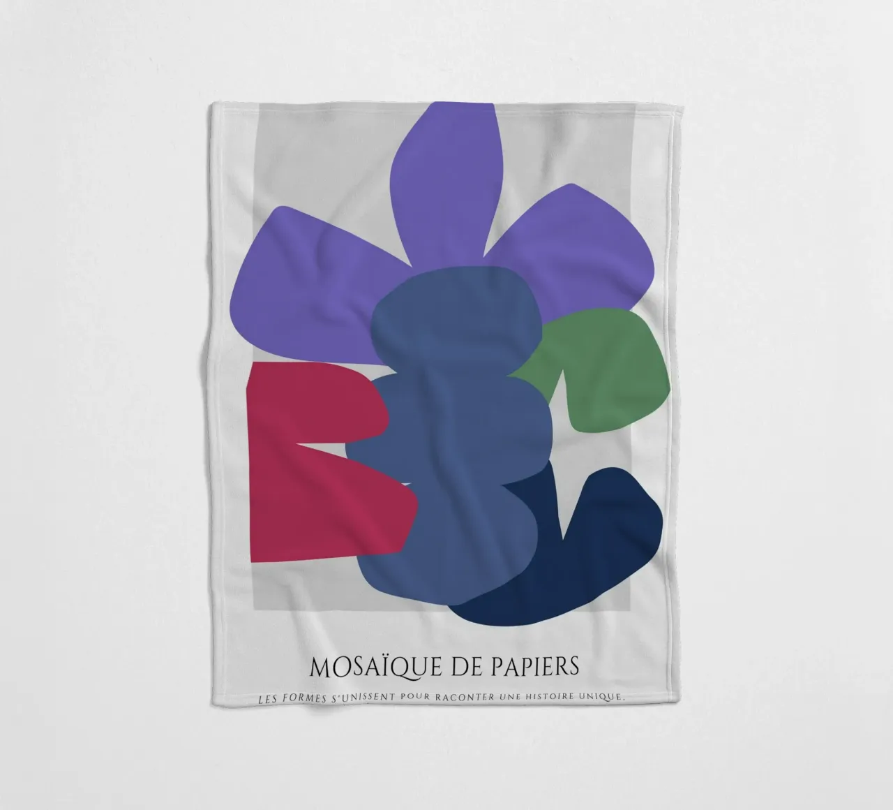 A burst of creativity fleece blanket by RS LAB STUDIO