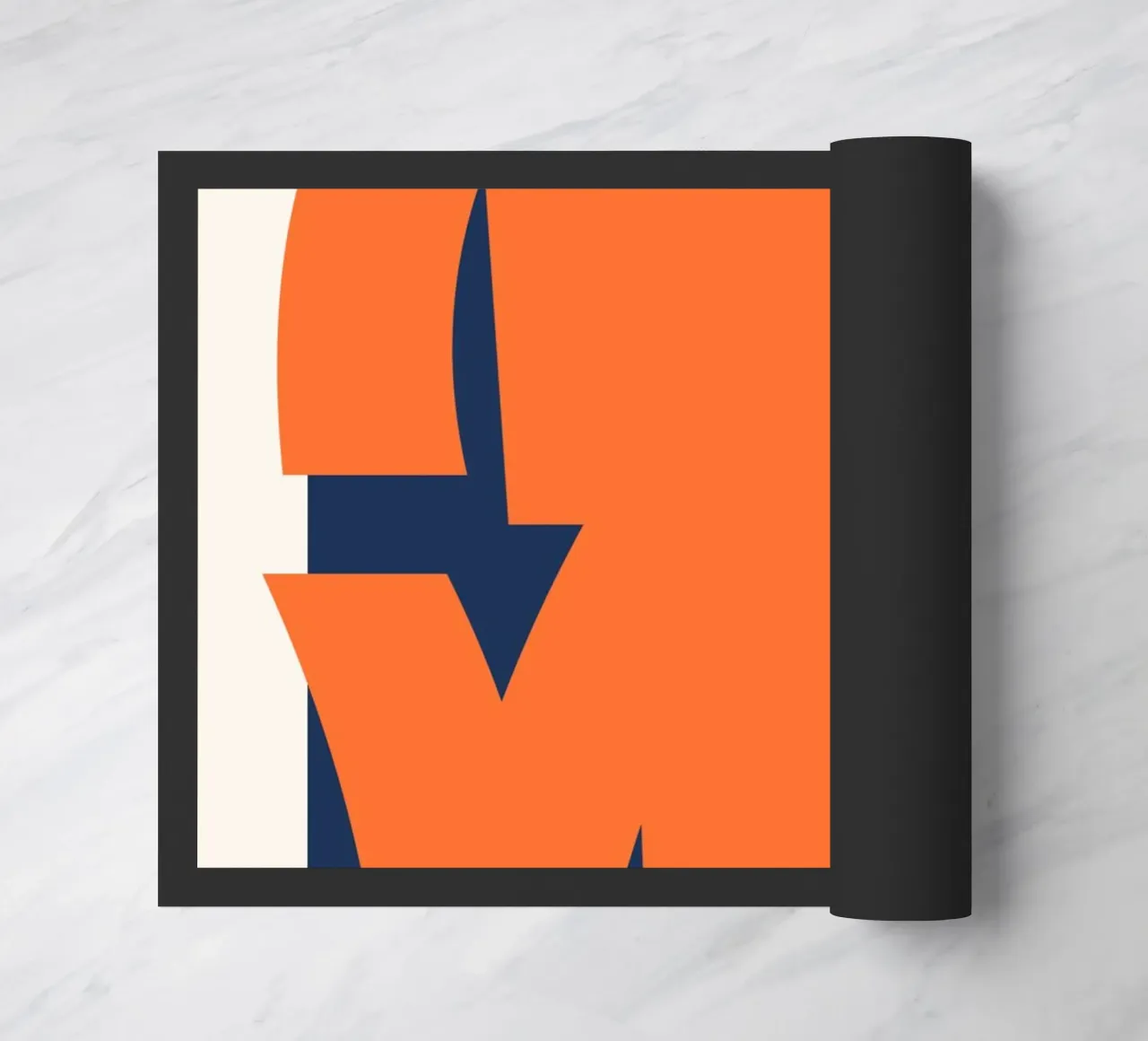 Evocative movements doormat by RS LAB STUDIO