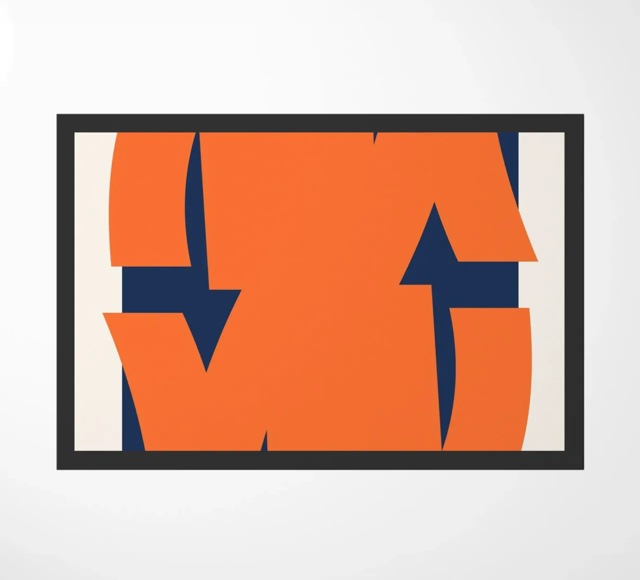 Evocative movements doormat by RS LAB STUDIO