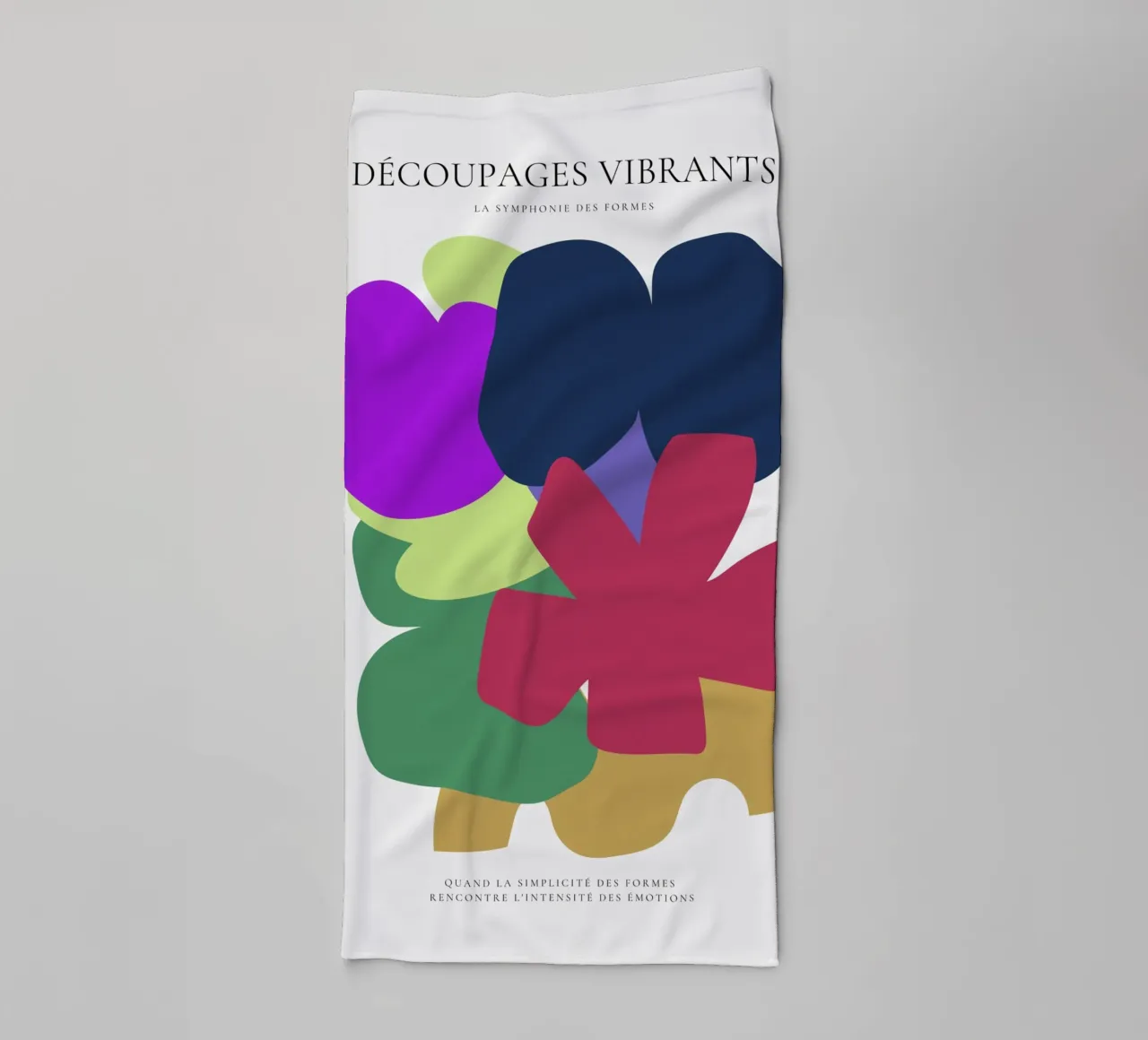 Efflorescence in Motion towel by RS LAB STUDIO