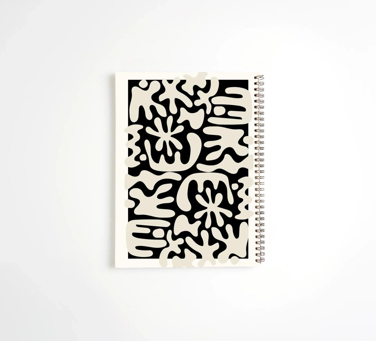 Expression of deconstructed forms spiral notebook by RS LAB STUDIO