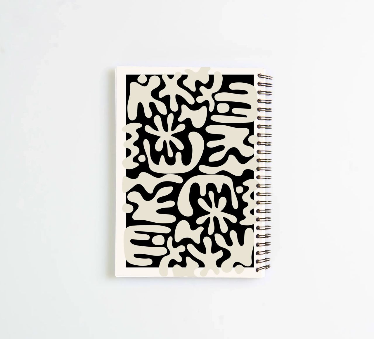 Expression of deconstructed forms spiral notebook by RS LAB STUDIO