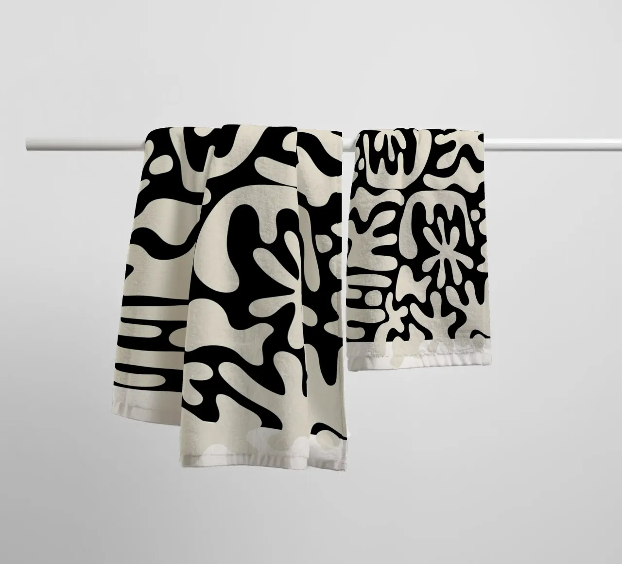 Expression of deconstructed forms towel by RS LAB STUDIO