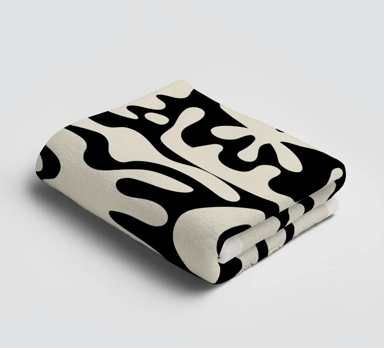 Expression of deconstructed forms towel by RS LAB STUDIO