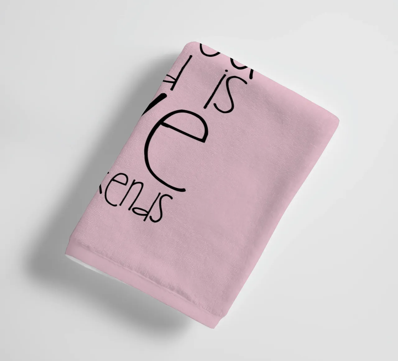 All You Need Is Love And Weekend asciugamano da bagno da Monika Strigel