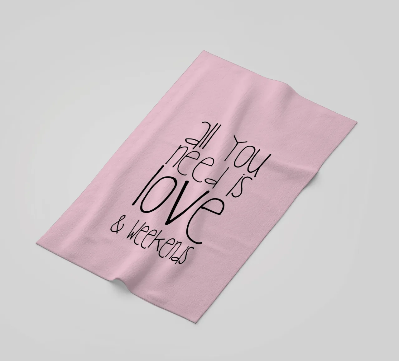 All You Need Is Love And Weekend telo mare da Monika Strigel