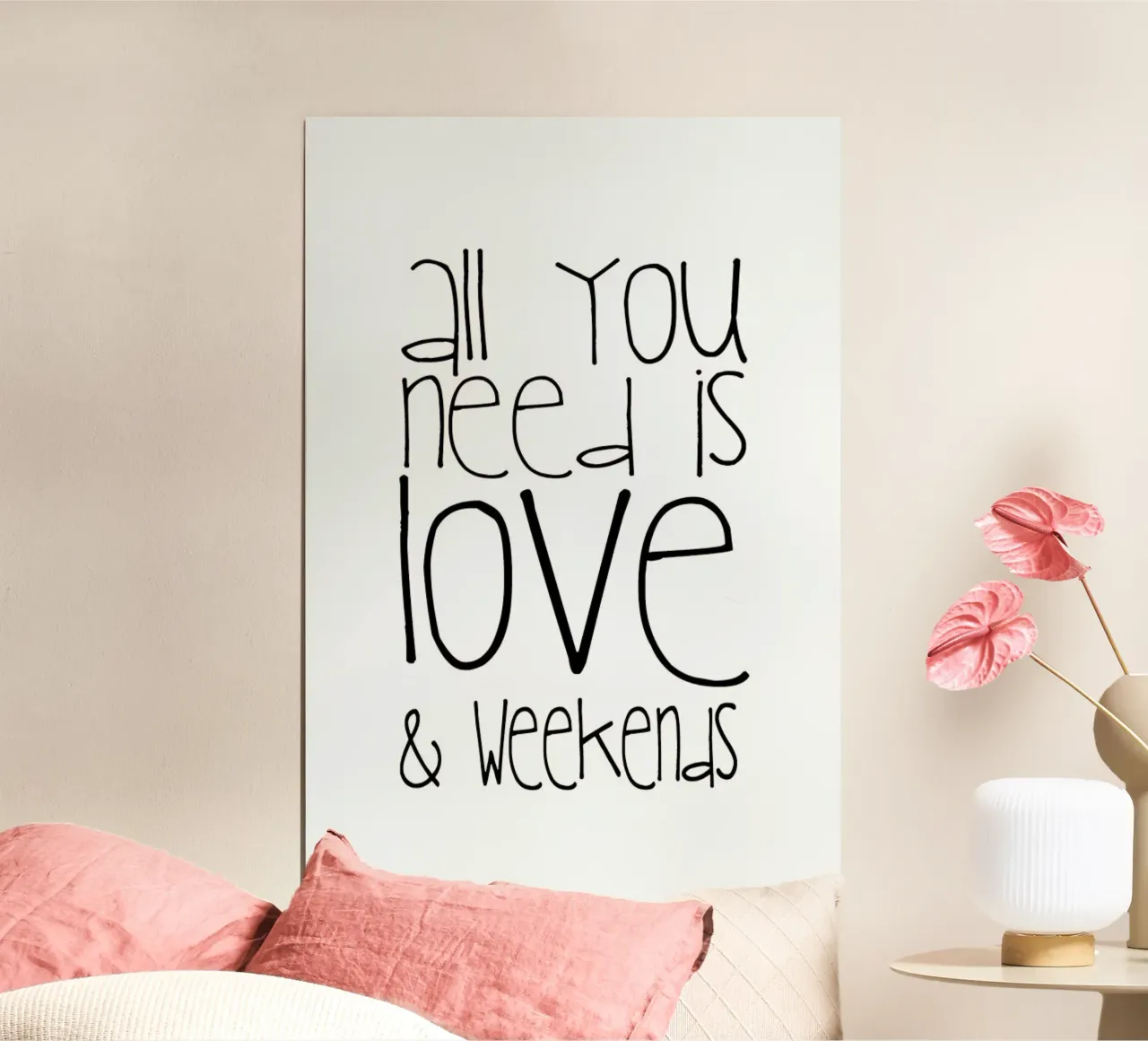 All You Need Is Love And Weekend carta hahnemühle da Monika Strigel
