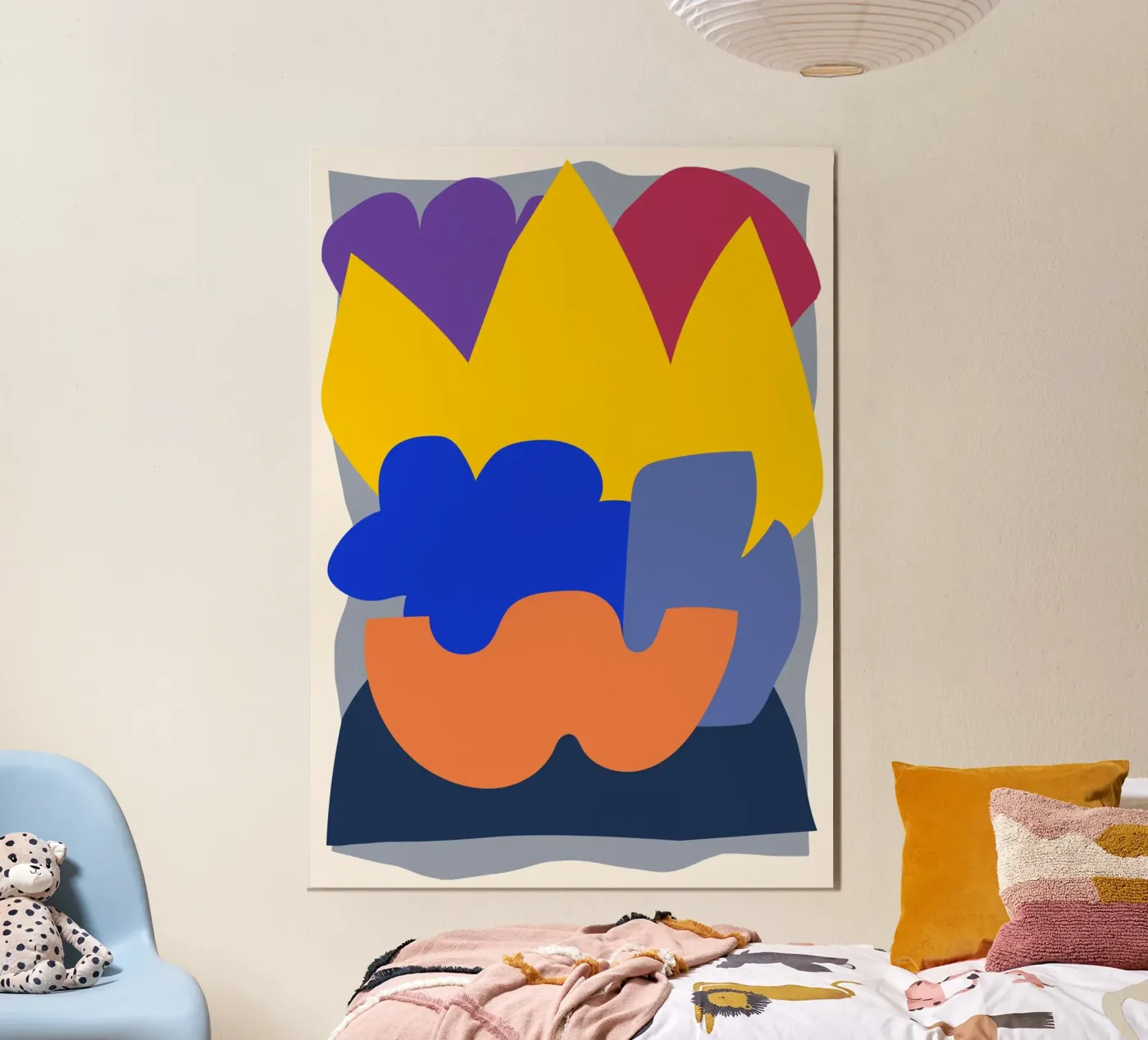 Abstract cutting poster by RS LAB STUDIO