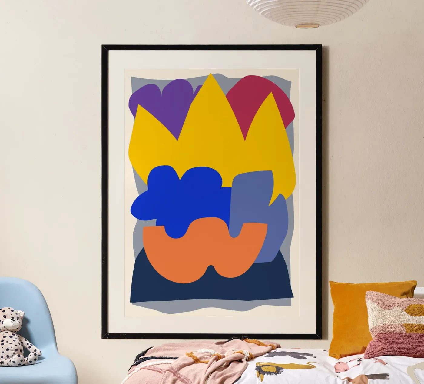 Abstract cutting poster by RS LAB STUDIO