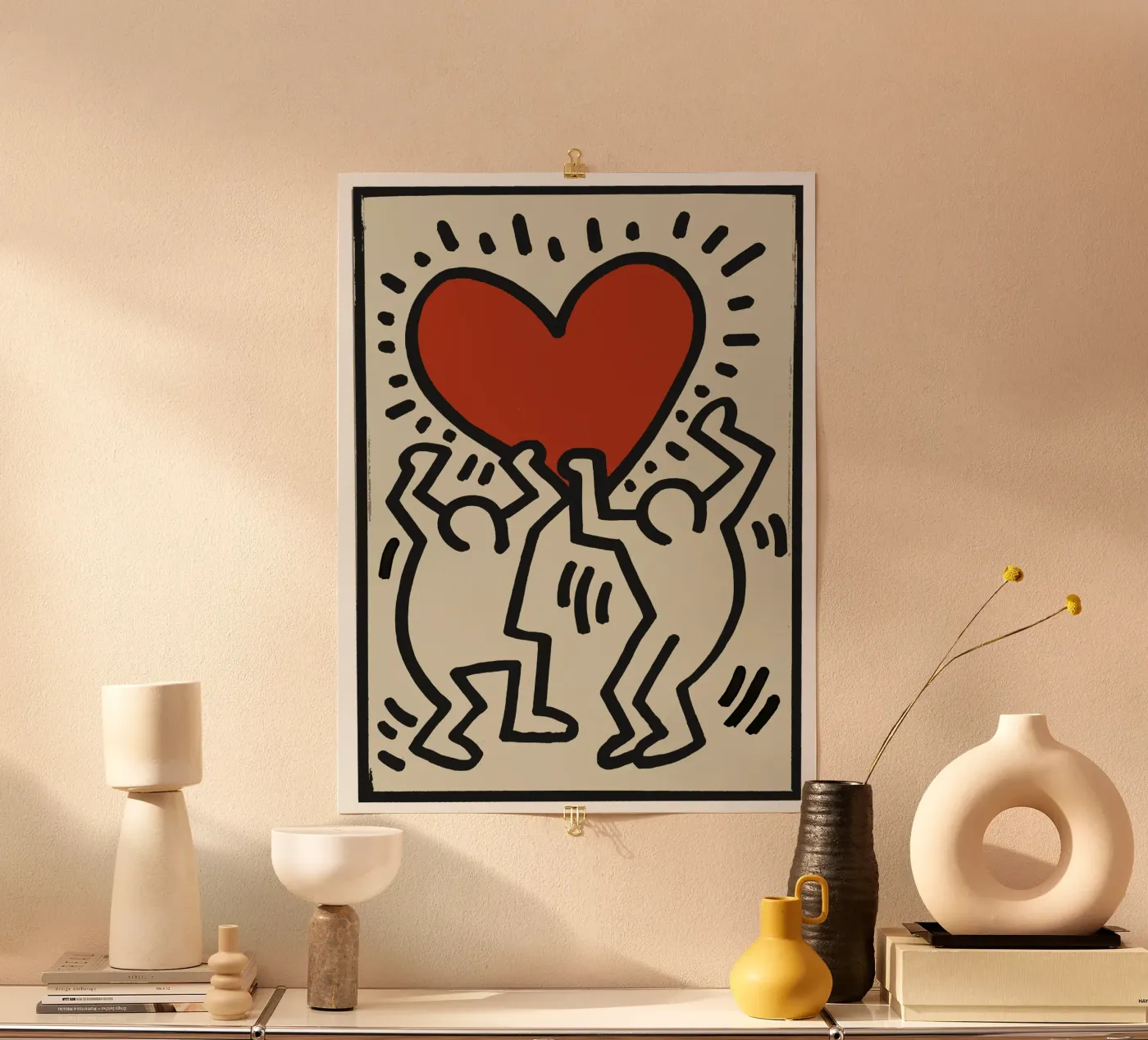 Keith Haring poster da The Underground Gallery