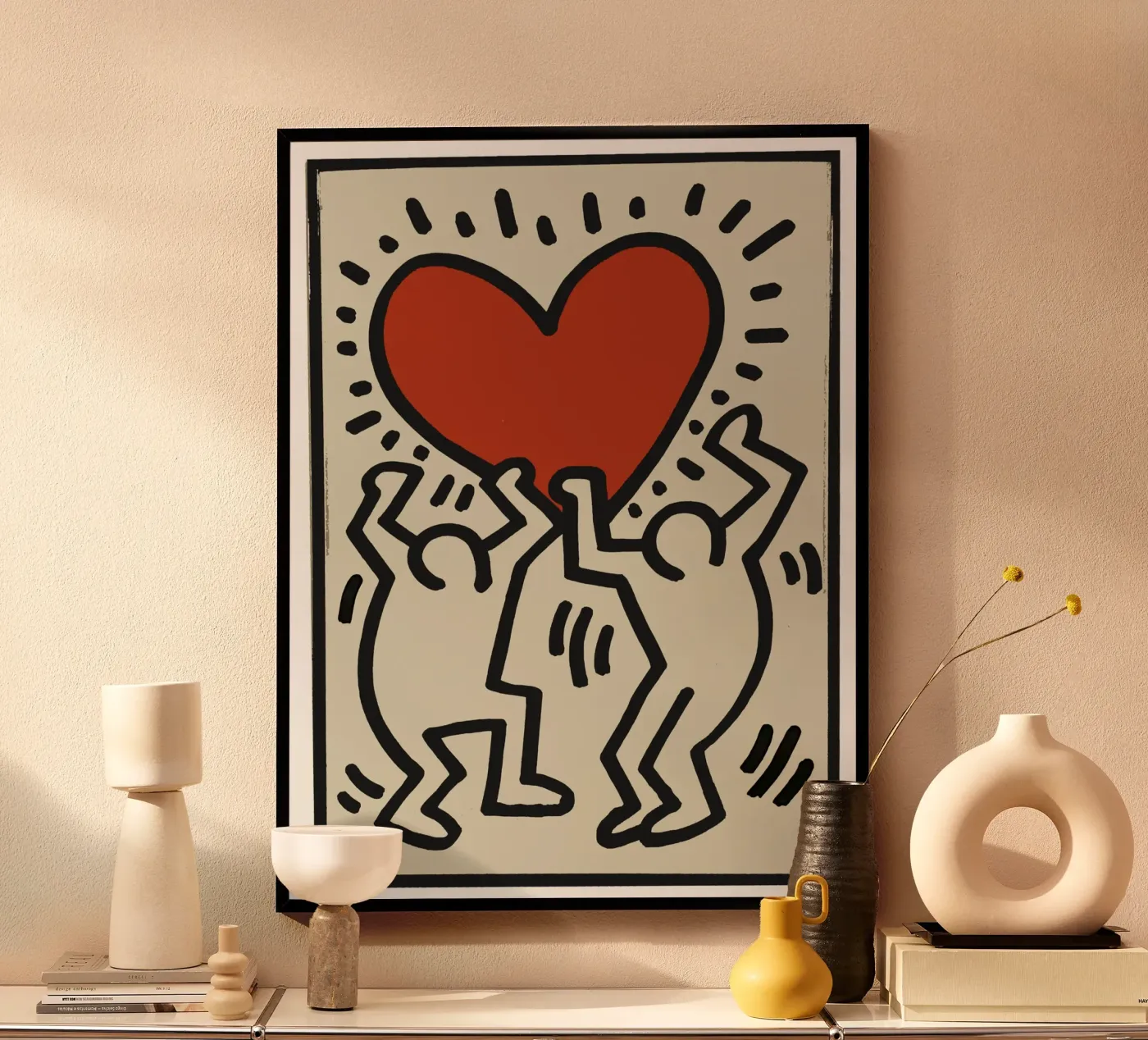 Keith Haring poster da The Underground Gallery