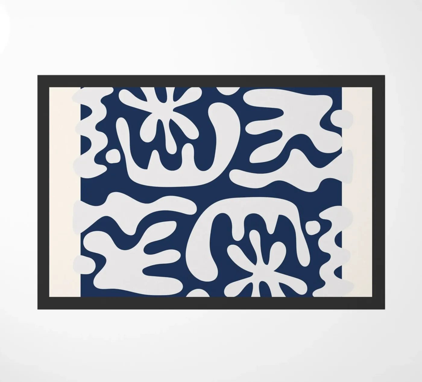 Abstract echoes doormat by RS LAB STUDIO